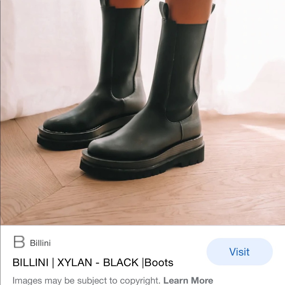 Never Worn Billini Xylan Tall Black Chelsea Boot Size 8